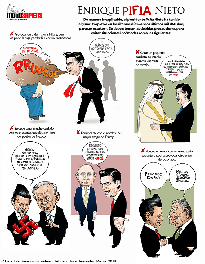 Enrique Pifia Nieto. Domingo 18 de septiembre de 2016